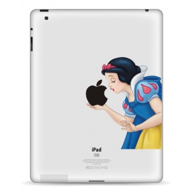 Schneewittchen Farbig (2) iPad Aufkleber